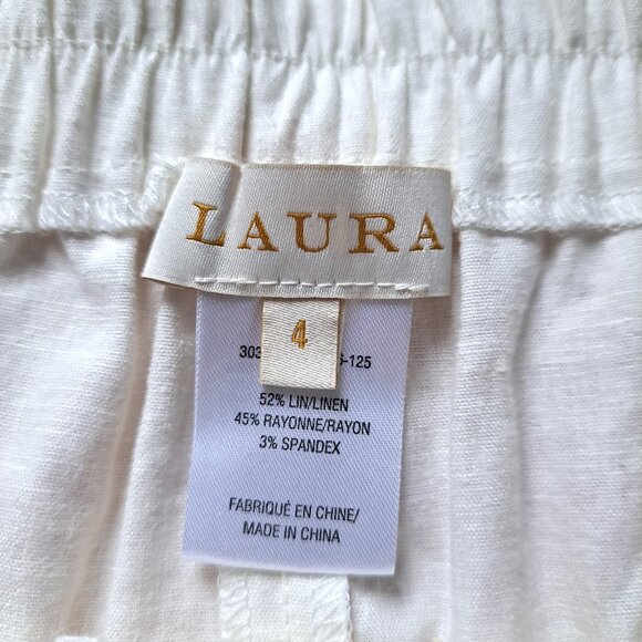 Olivia Linen-Blend Wide-Leg Pants - Laura - Picture 6 of 7